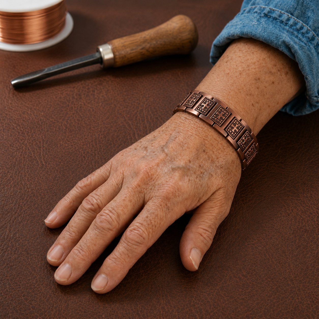 Forde Copper Bracelet