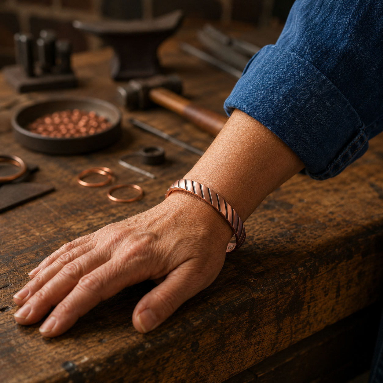 Helix Copper Bracelet
