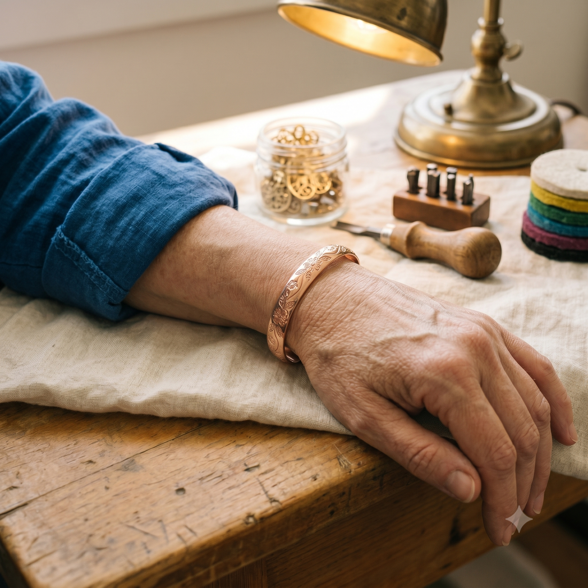 Blossom Copper Bracelet