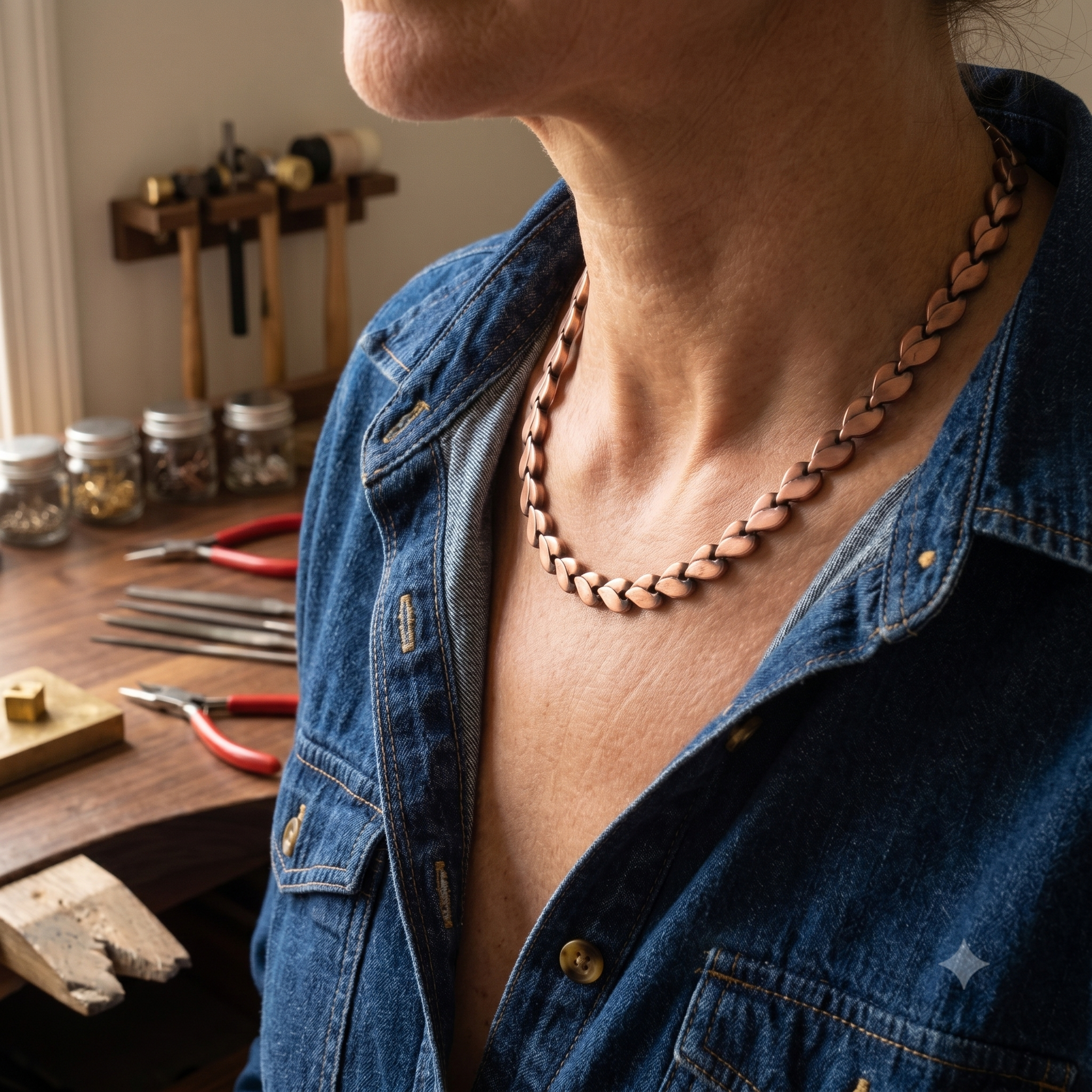Bramble Copper Necklace