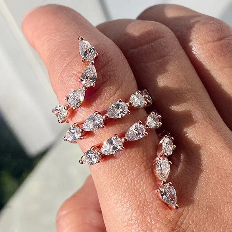 Timeless Rose Gold Snake Ring