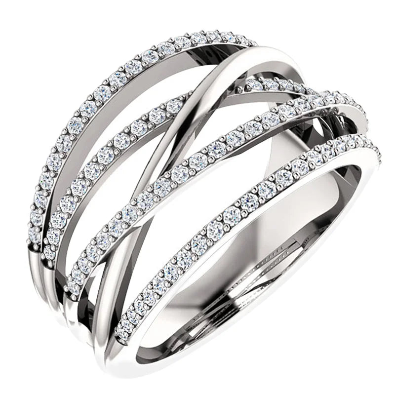 Sophisticated Twist Ethnic Rings