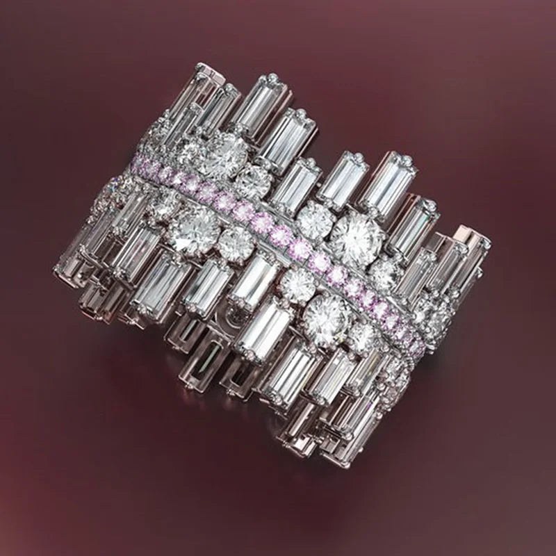 Majestic Silver Cubic Zirconia Ring