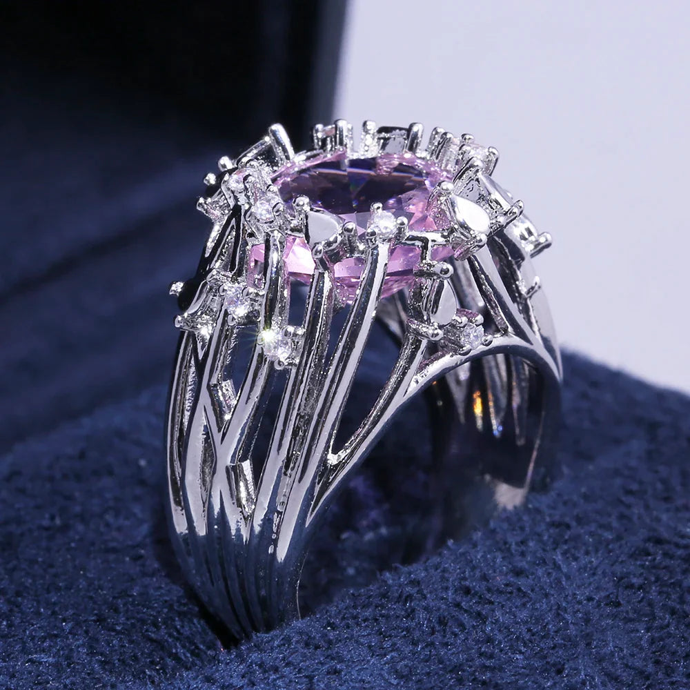 Prestigious Pink Stone Ring