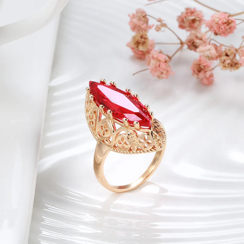 Vintage Flat Oval Pearl Ring