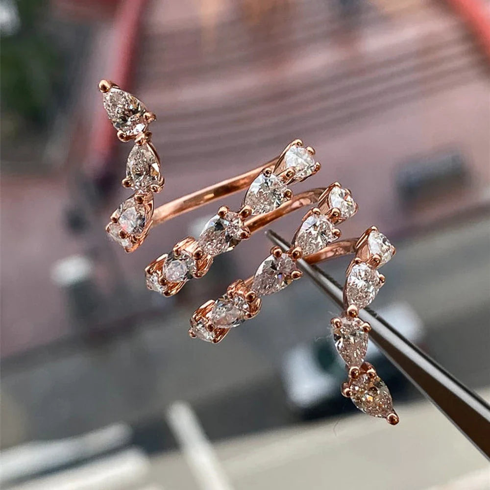 Timeless Rose Gold Snake Ring