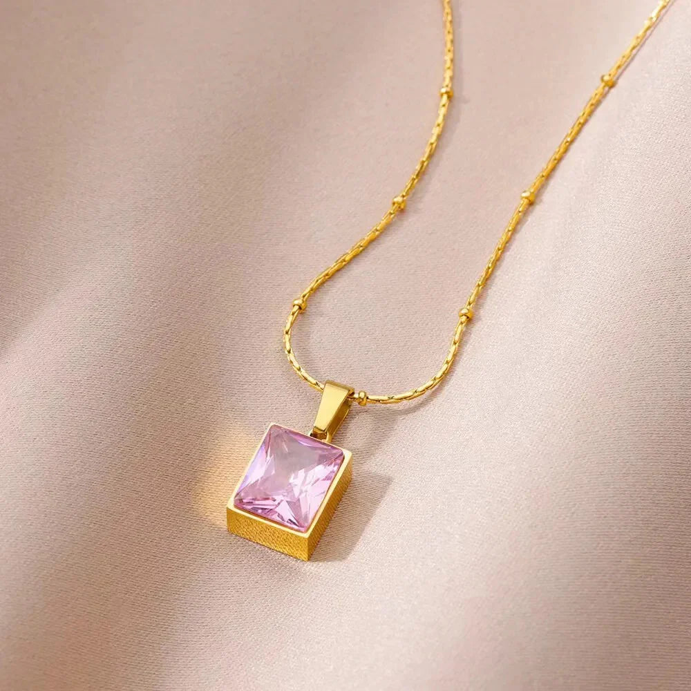 Gold Allure Pendant Necklace
