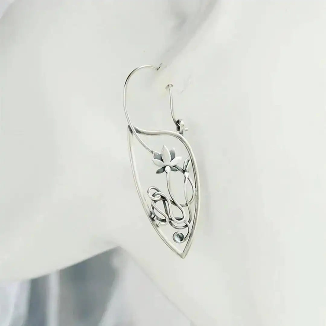 Elegant Lotus Blossom Earrings