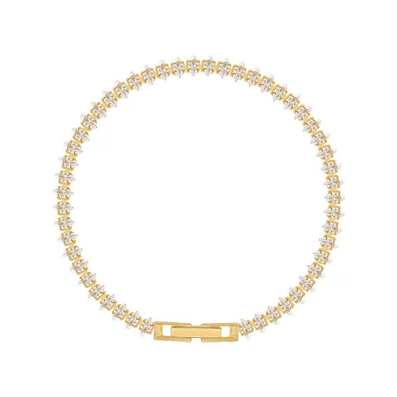 Marquise Golden Radiance Bracelet