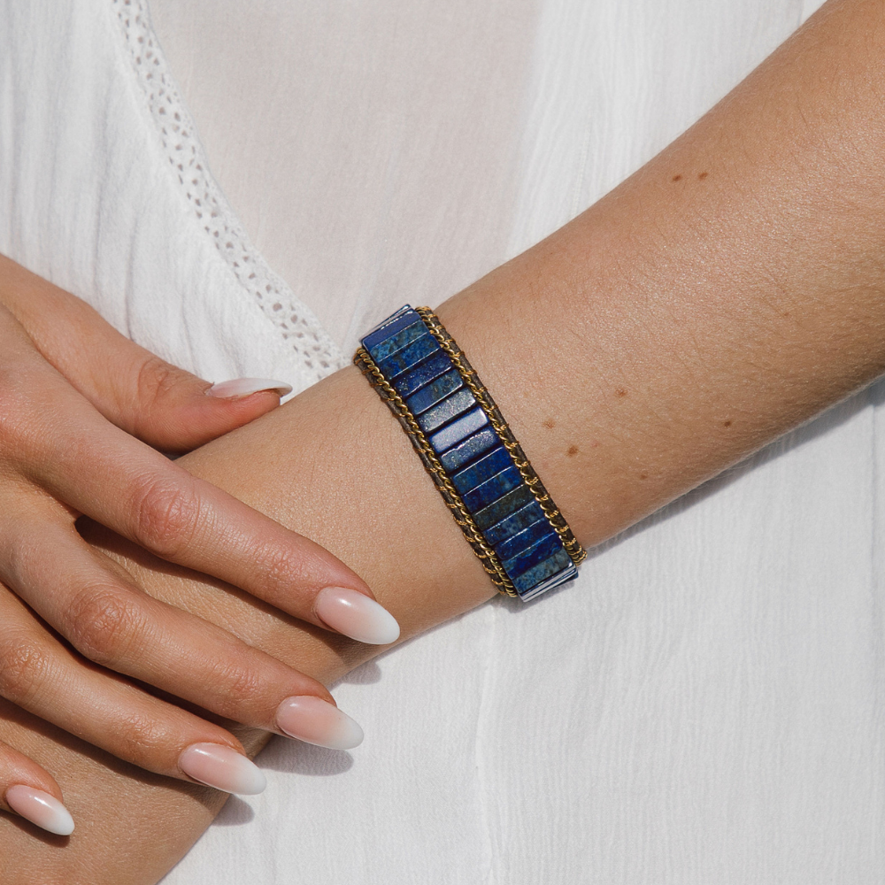 Ancient Lapis Protection Bracelet