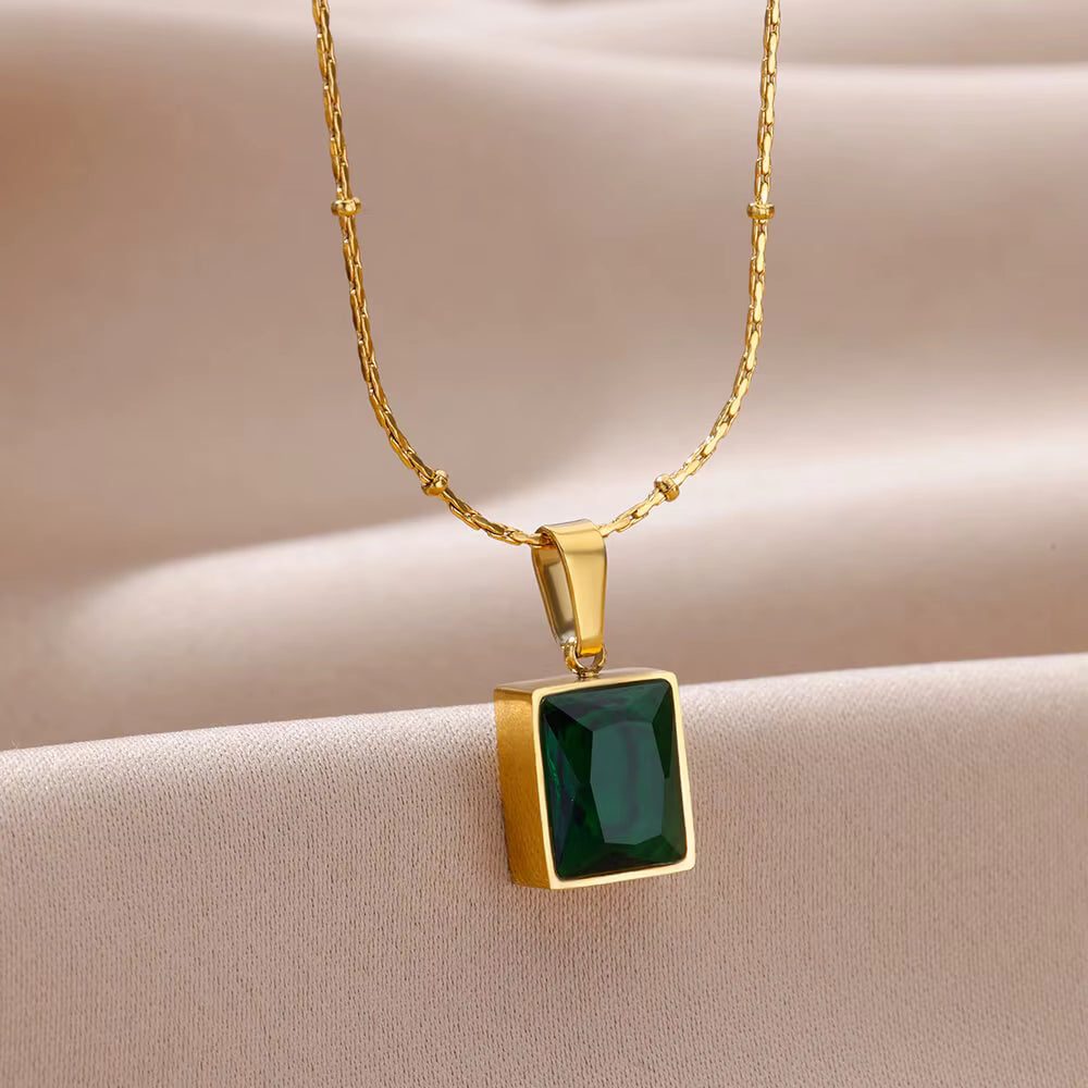 Gold Allure Pendant Necklace
