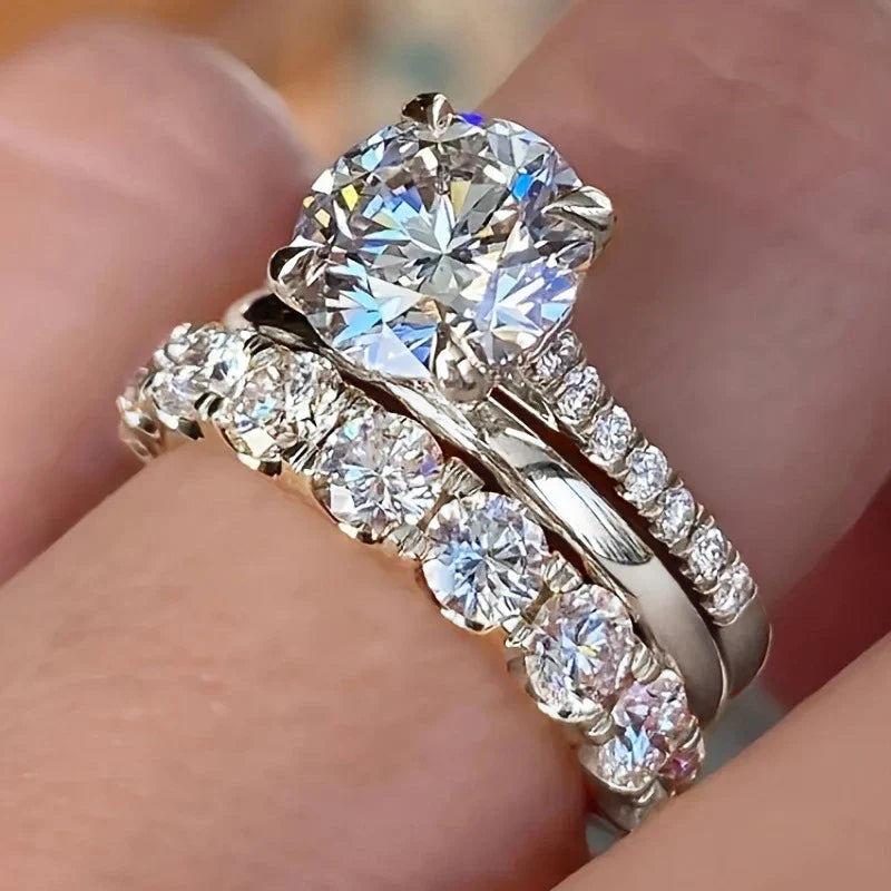 Radiance Zirconia Ring Set