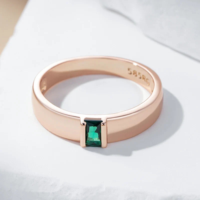 Luxe Rectangular Pearl Ring