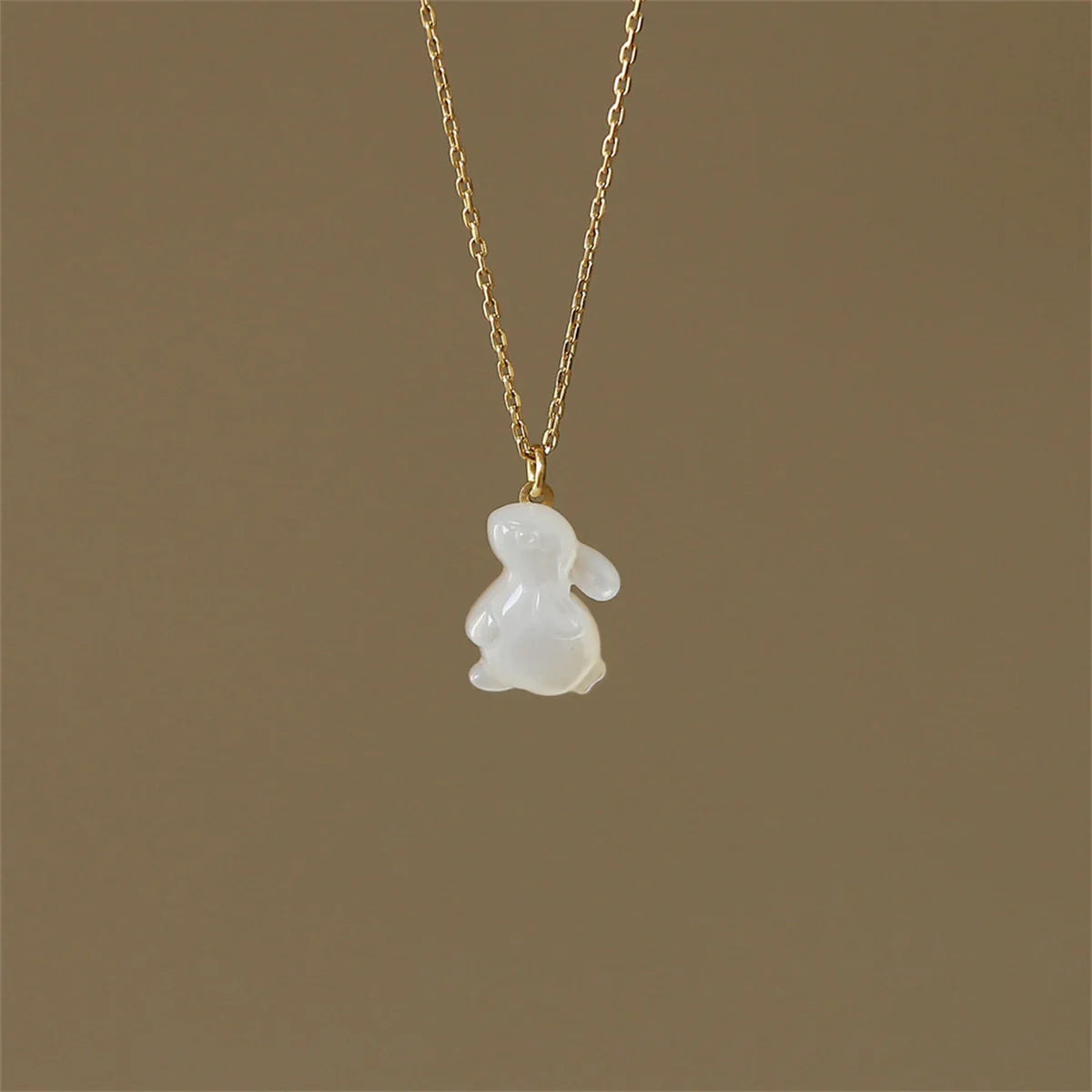Artistic Rabbit Pendant Necklace