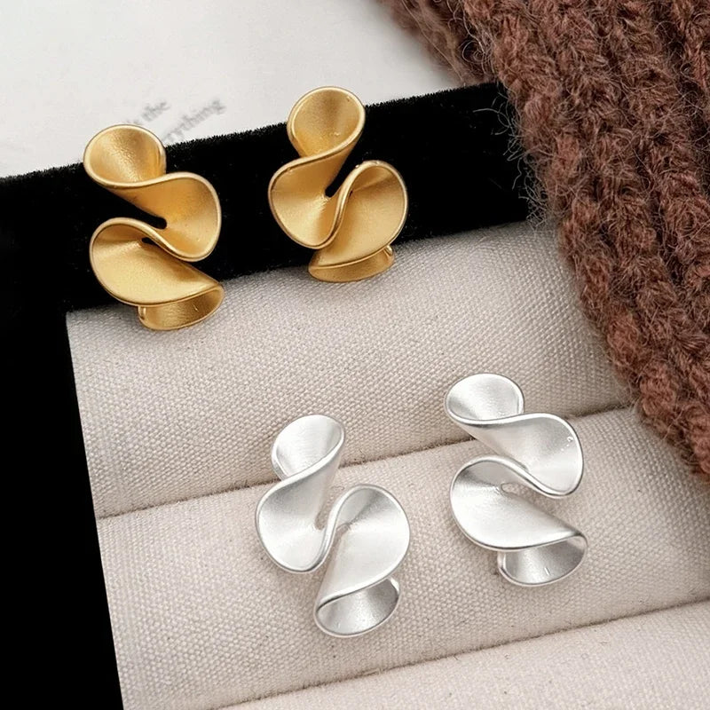 Lucia Sofia Silver and Gold Earrings