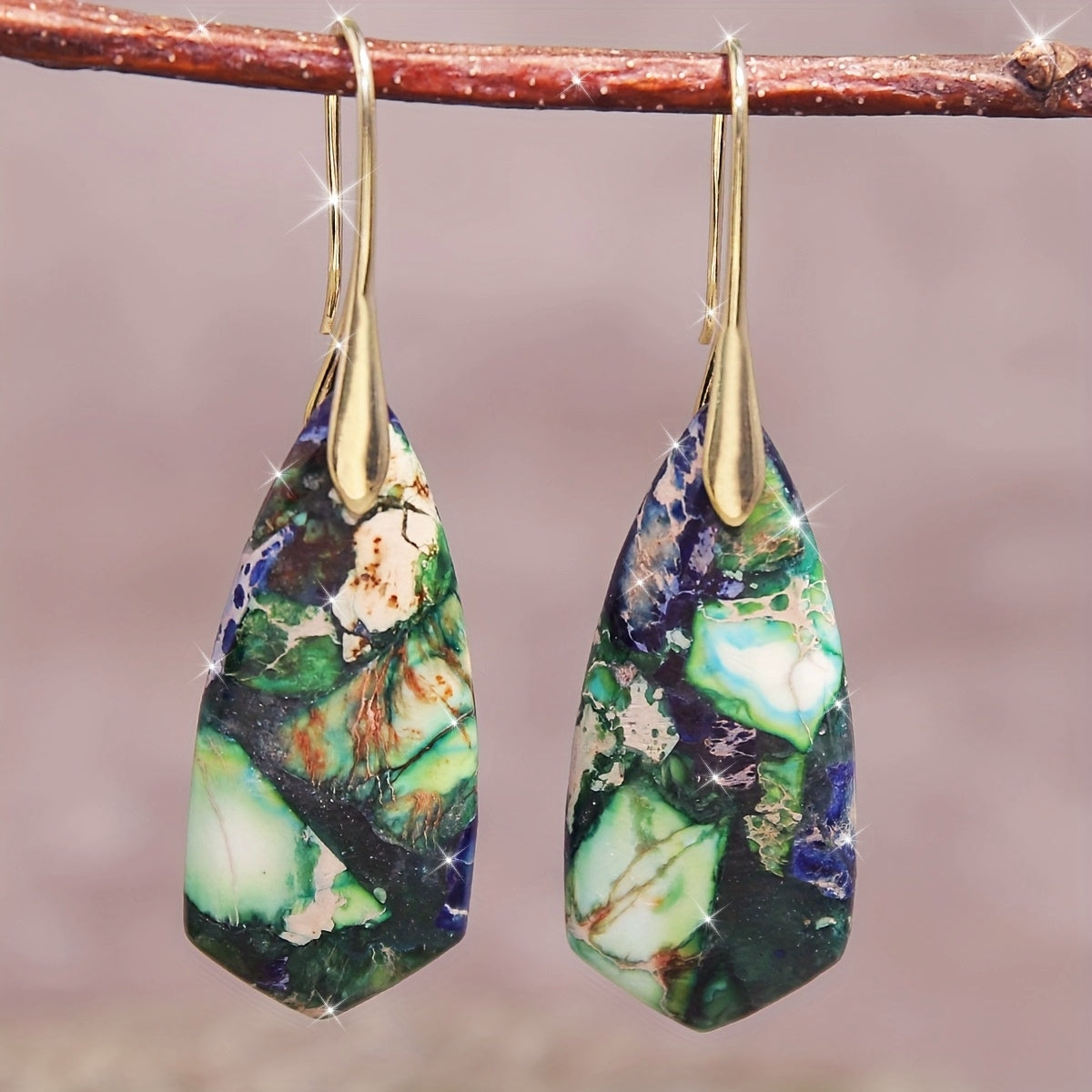 Vintage Boho Gold Earrings