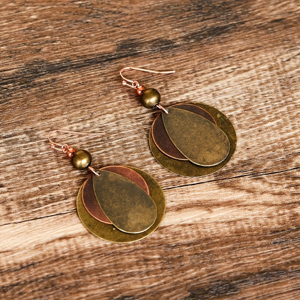 Bohemian Vintage Round Dangle Earrings