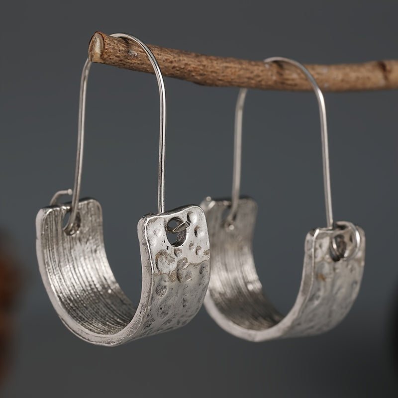 Retro Tiny Hoop Earrings