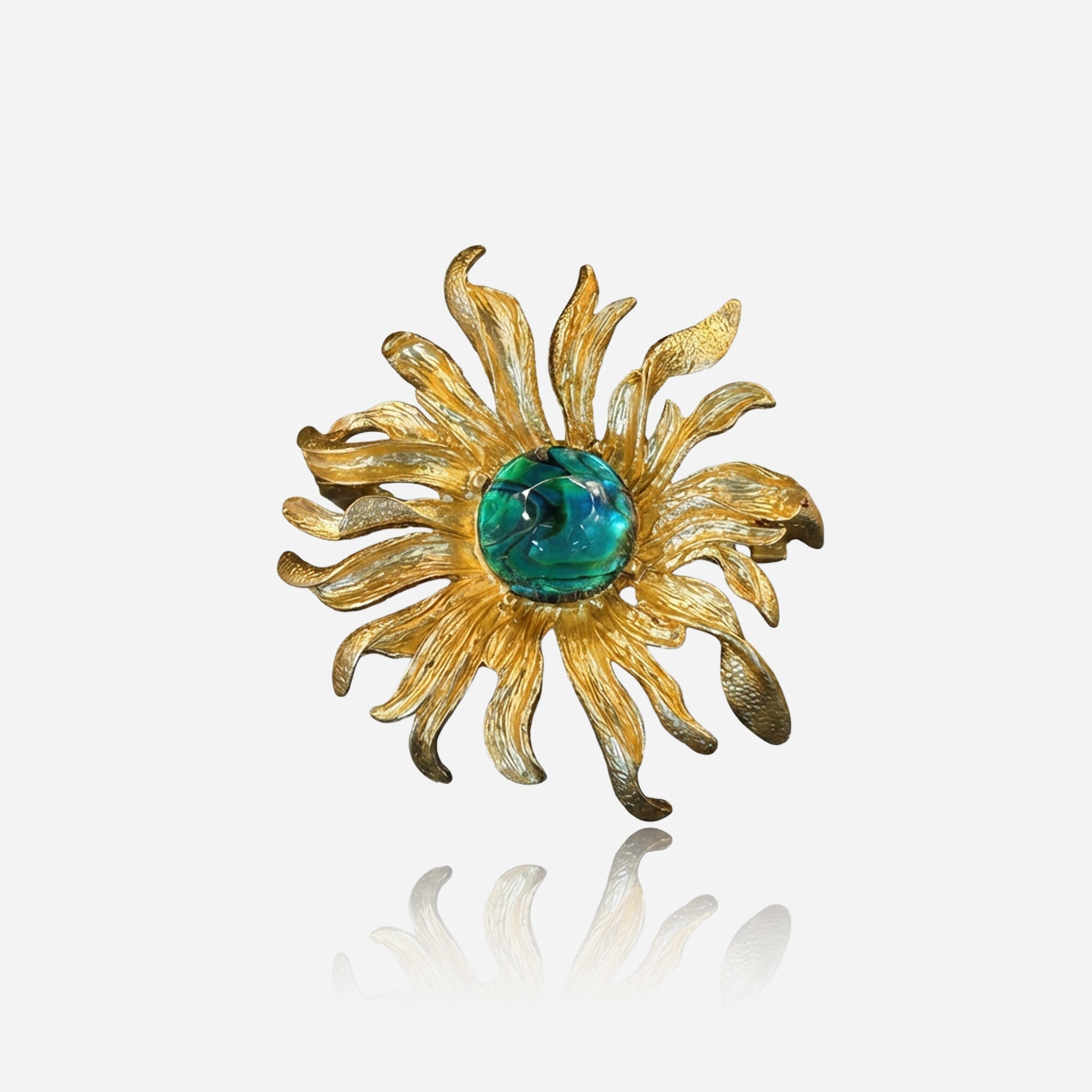 Azure Bloom Brooch