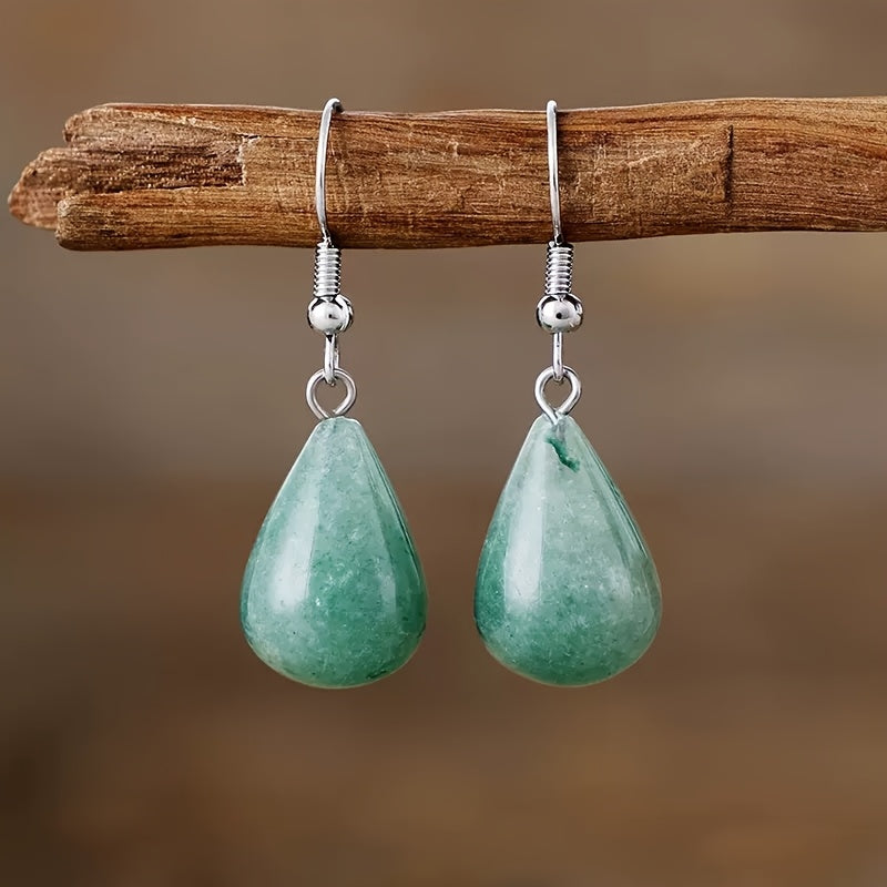 Regal Teardrop Charm Earrings