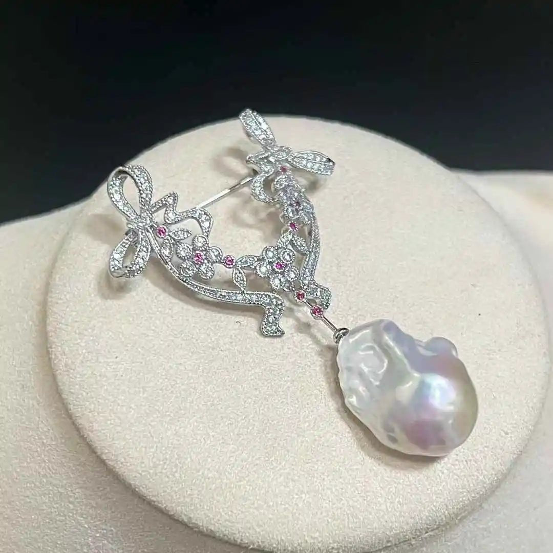 Baroque Bow Brooch