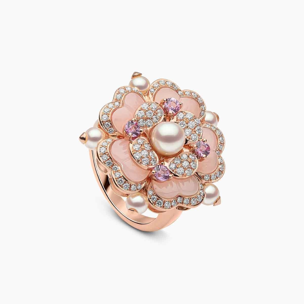 Blush Bloom Pearl Ring