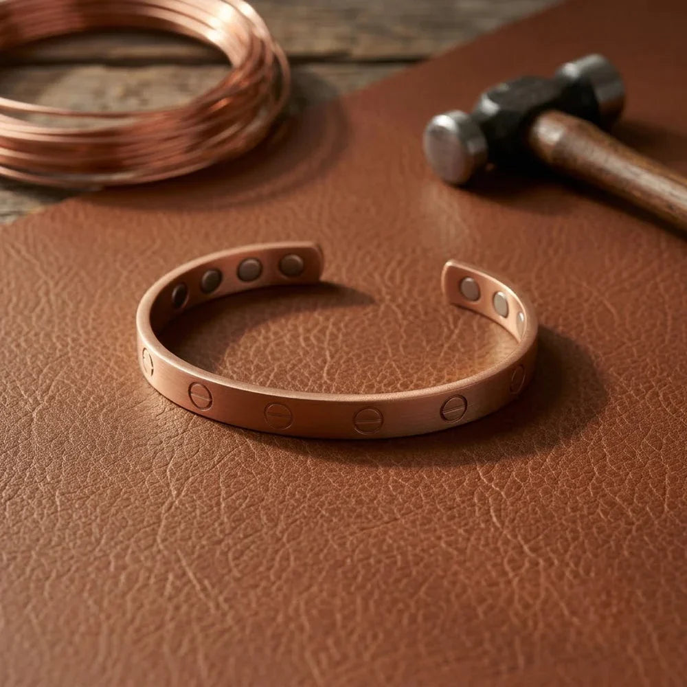 Elara Bolt Copper Bracelet