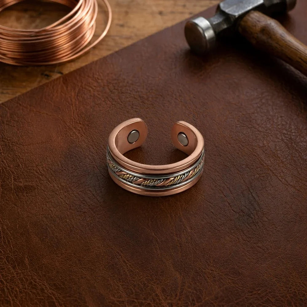 Noble Braid Copper Ring