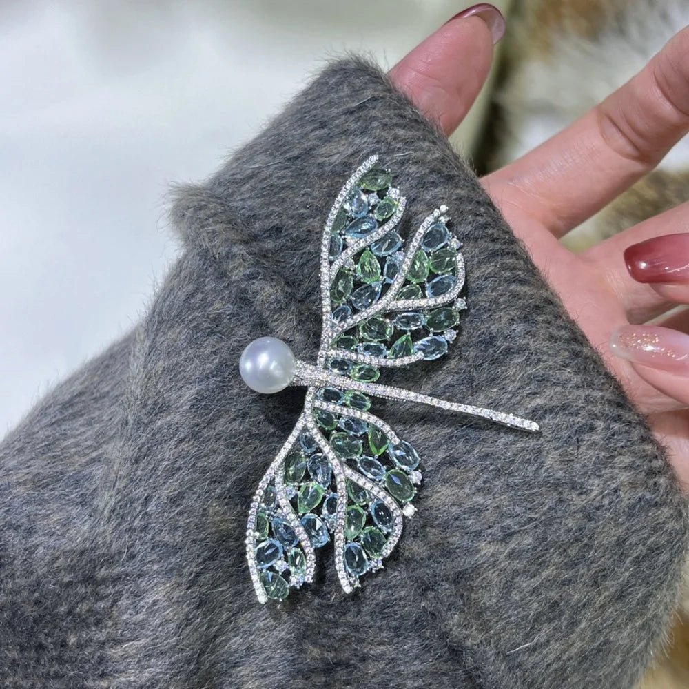 Celestial Dragonfly Brooch