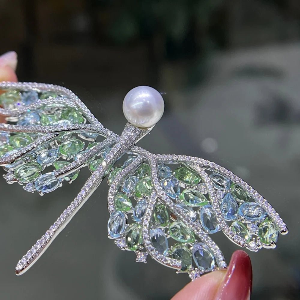 Celestial Dragonfly Brooch