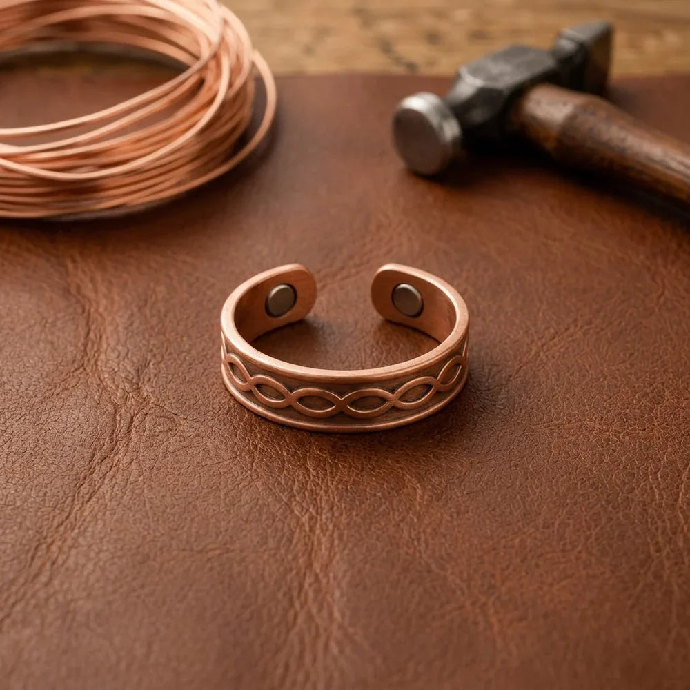 Char Bloom Copper Ring