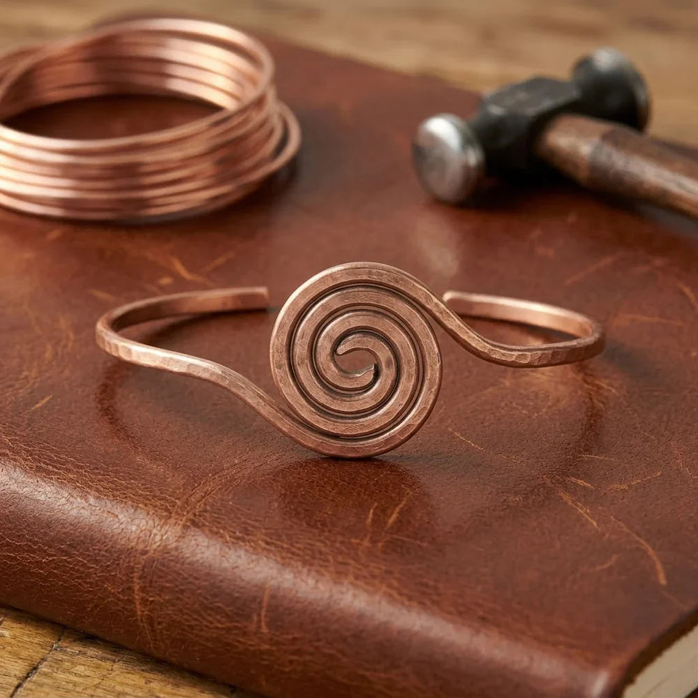 Prestige Coil Copper Anklet