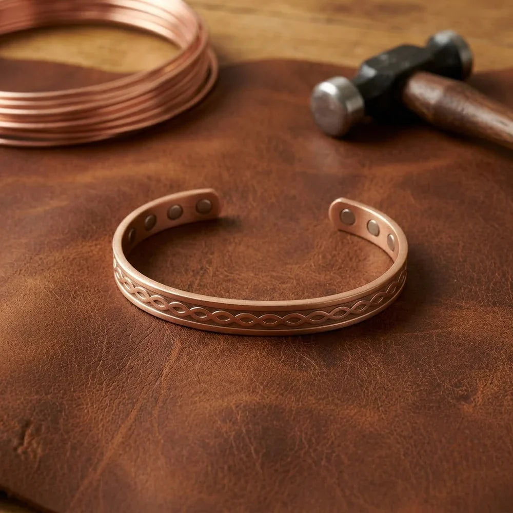 Aurora Current Copper Bracelet