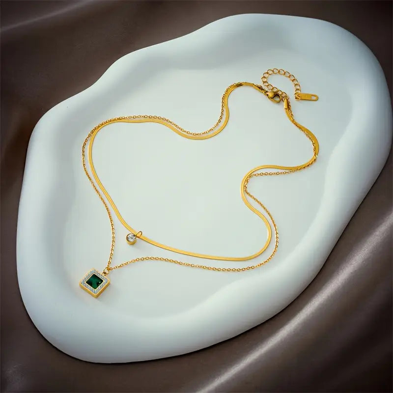 Tirena Valeure Emerald Necklace