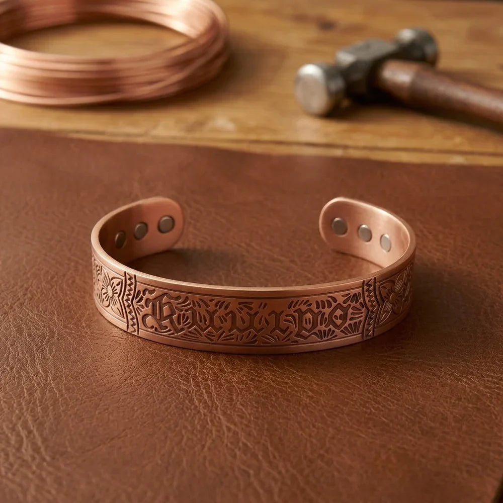 Opulent Drift Copper Bracelet