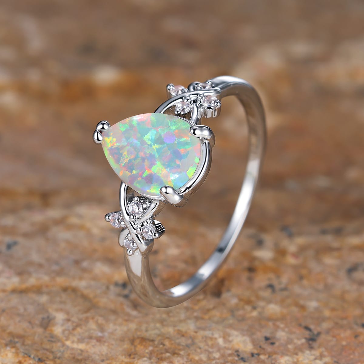 Radiant Prism Tear Ring
