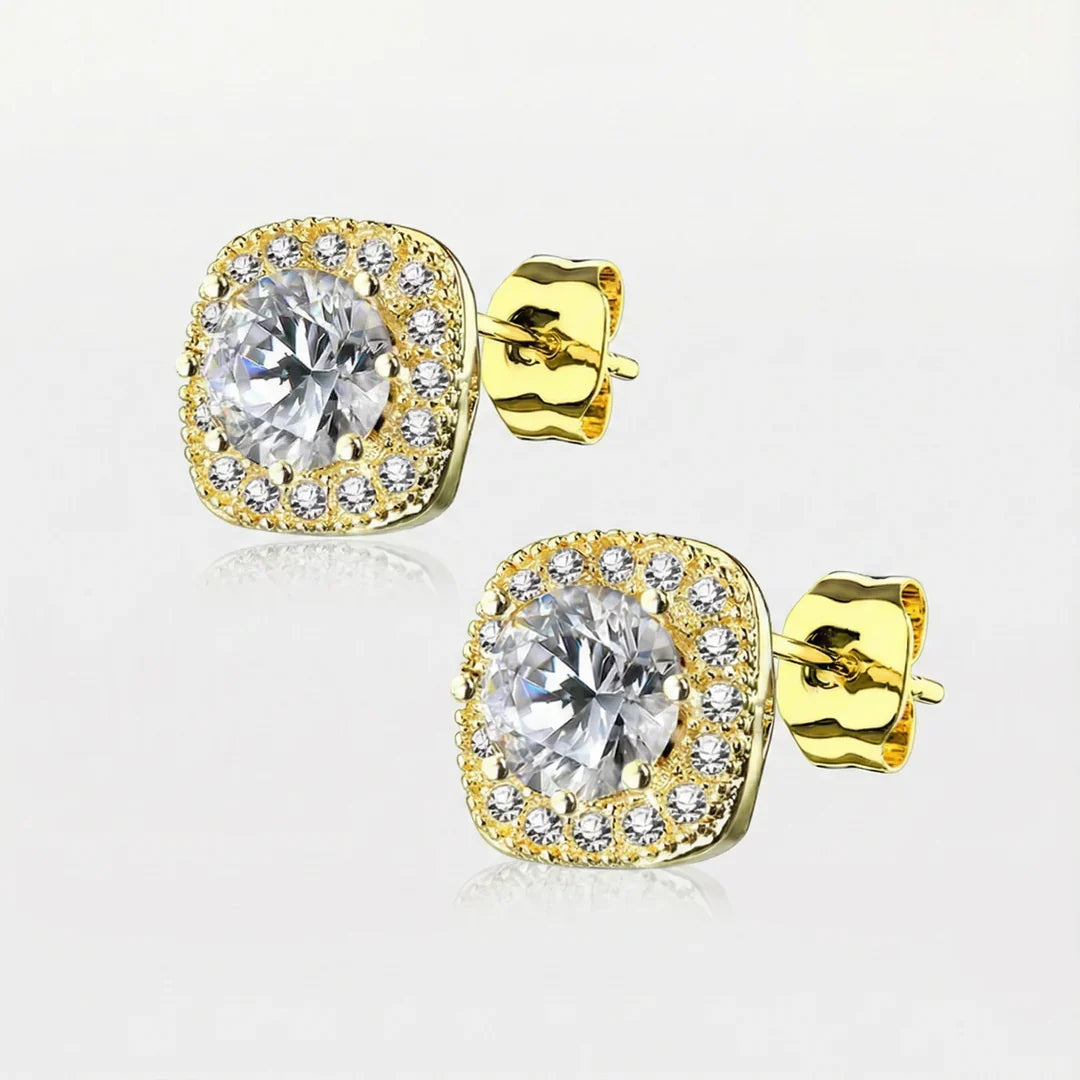 Sleek Statement Stud Earrings