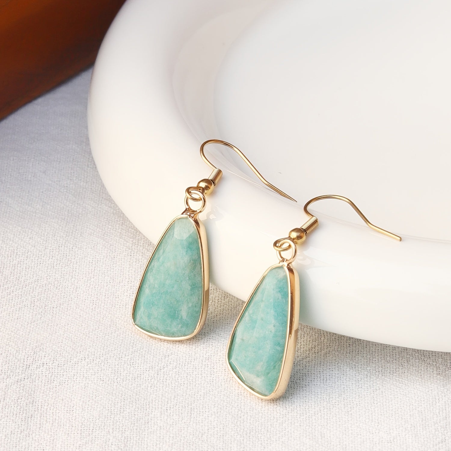 Refined Triangle  Beaded Earrings