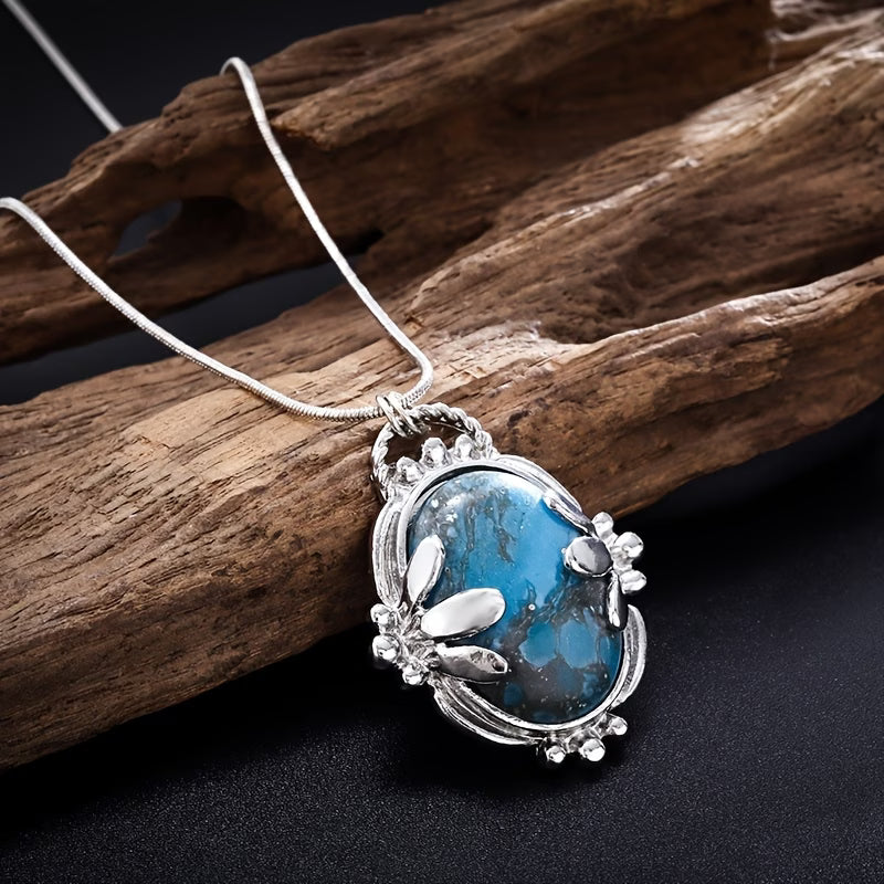 Vintage Blue Stone Necklace