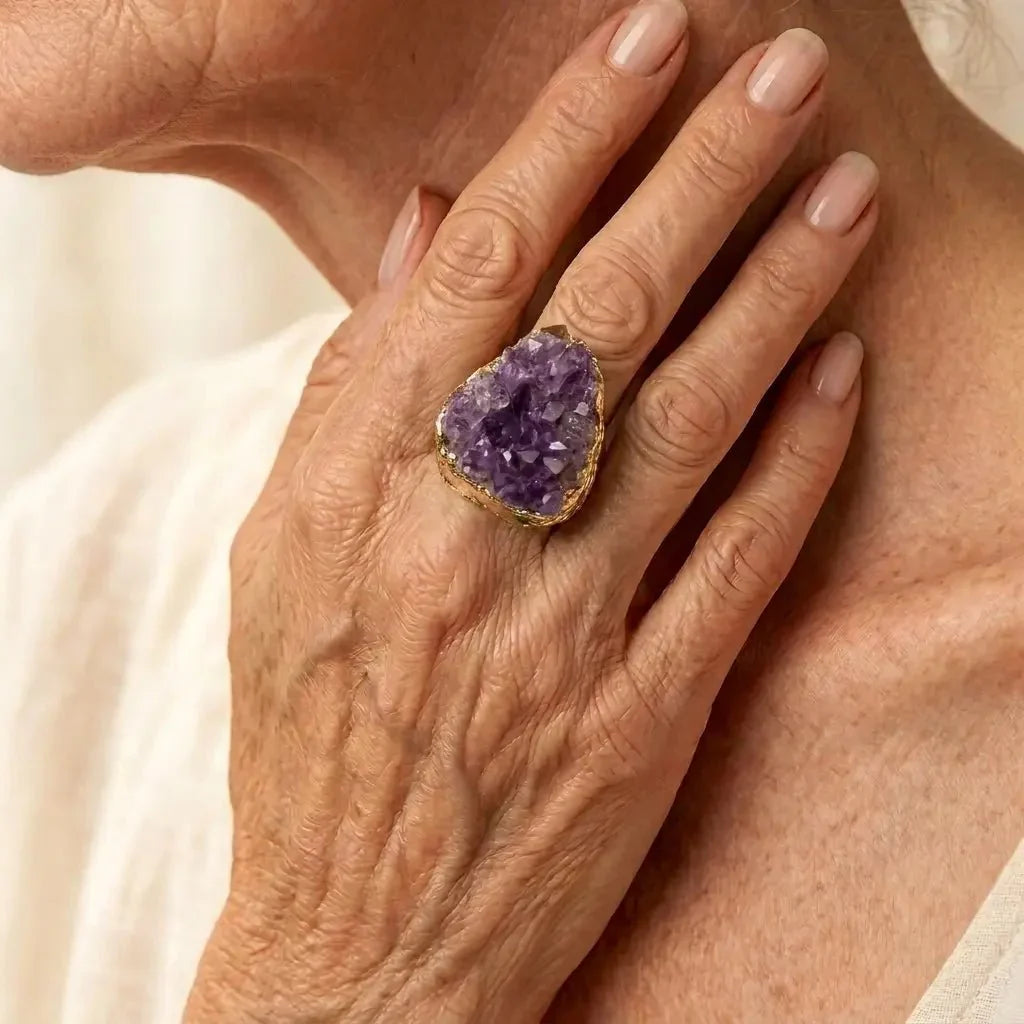 Allure Natural Amethyst Ring