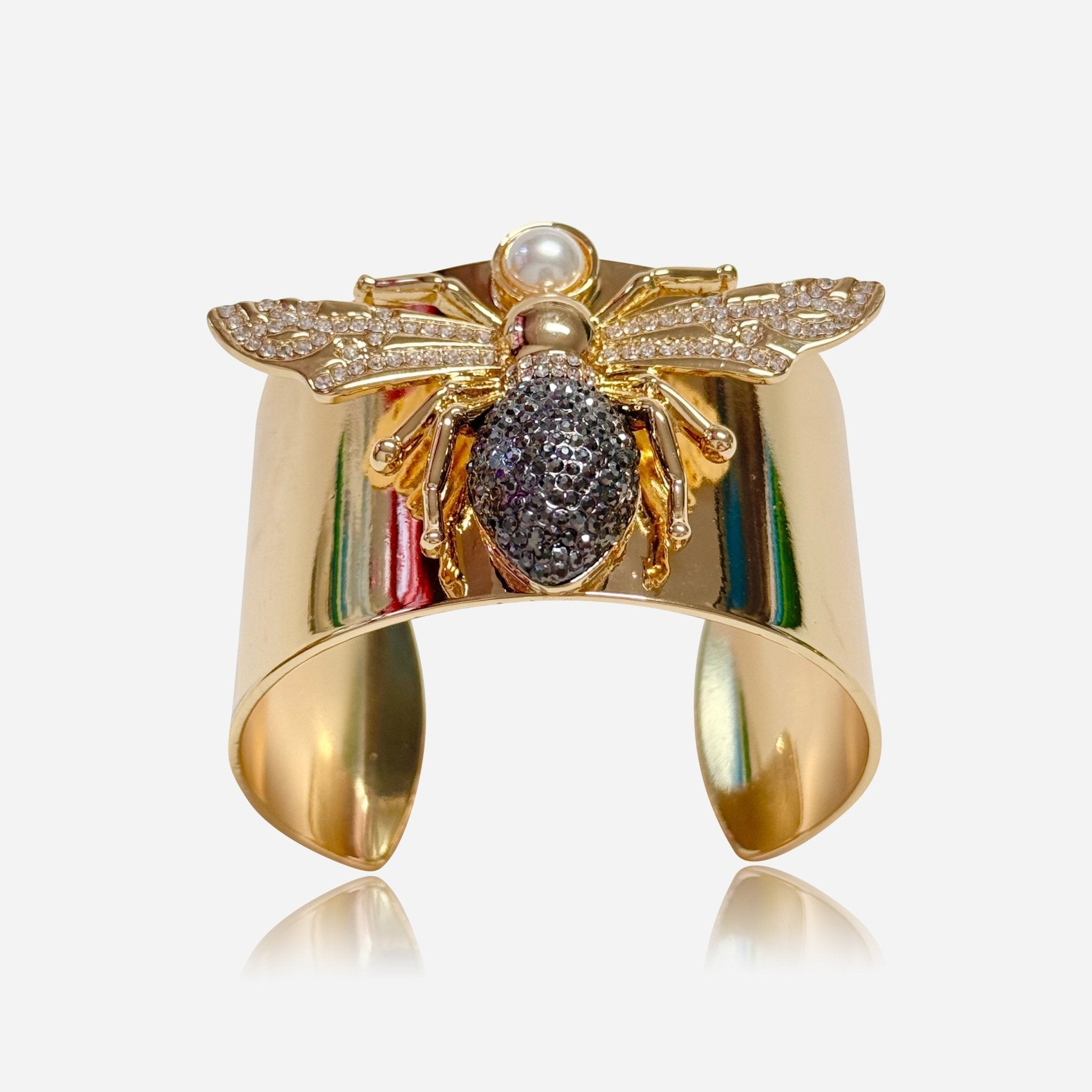 Empress Bee Golden Cuff