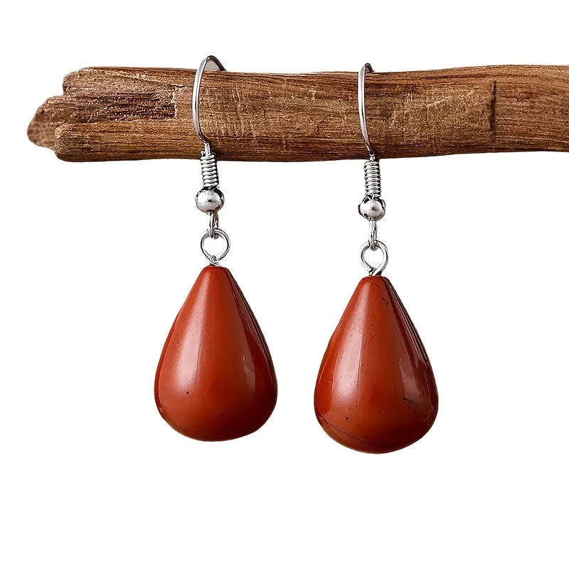 Regal Teardrop Charm Earrings