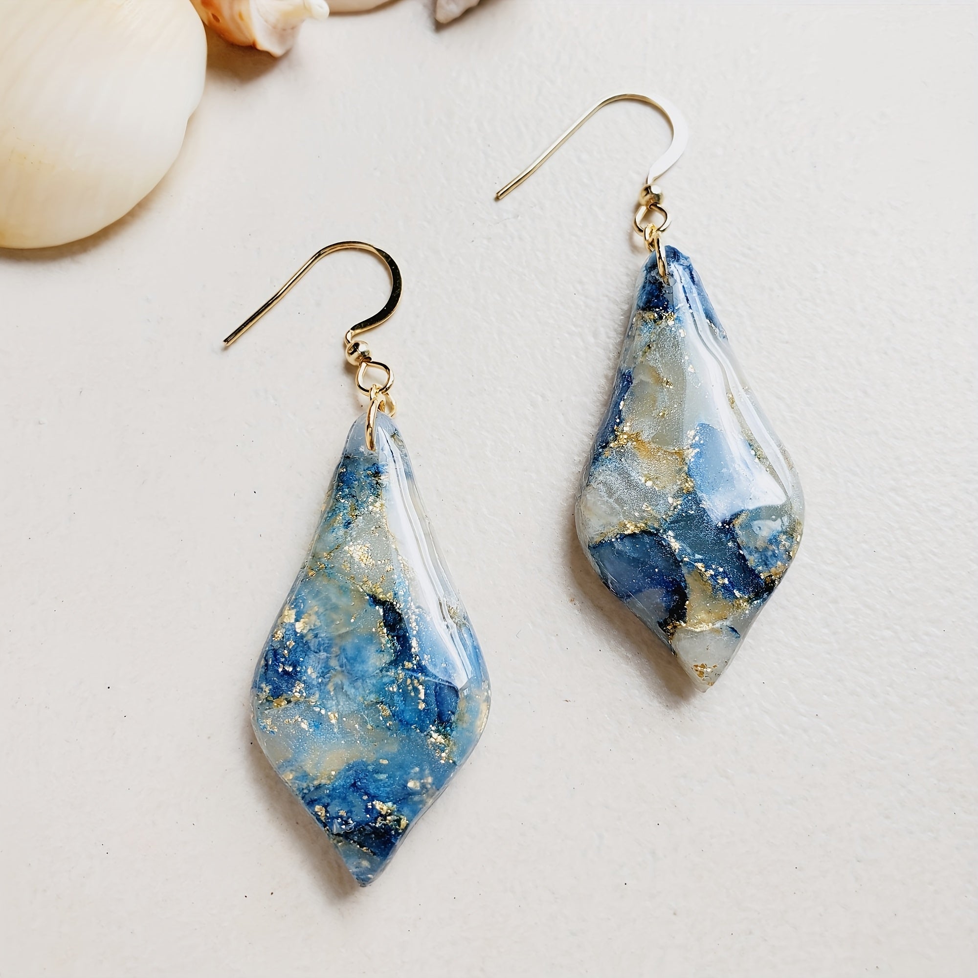 Sophisticated Translucent Polymer Earrings
