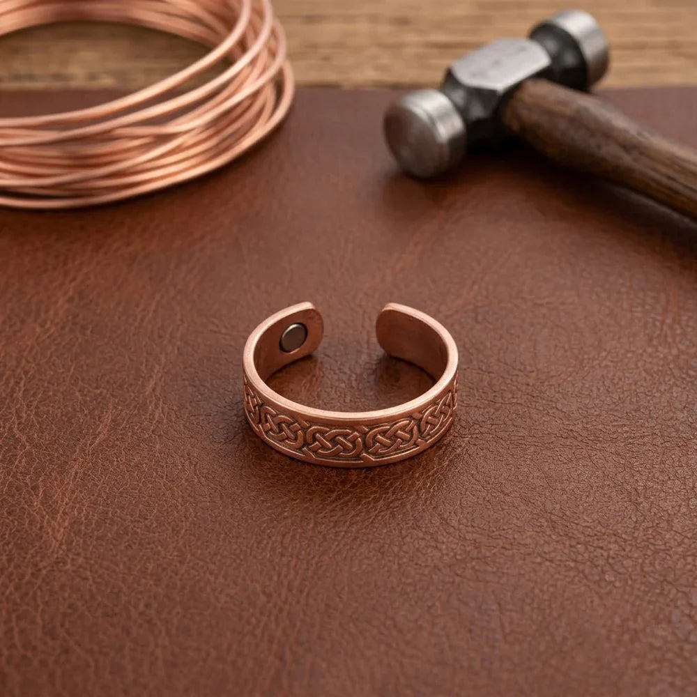 Serene Fen Copper Ring