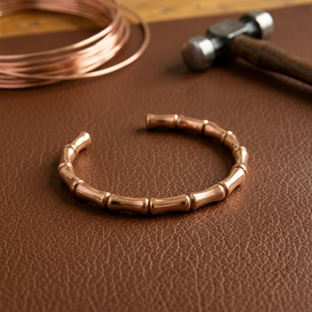 Laurel Grove Copper Bracelet