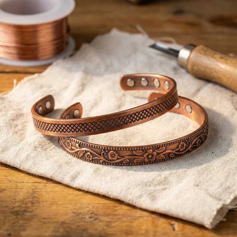 Sovereign Forge Copper Bracelet Set