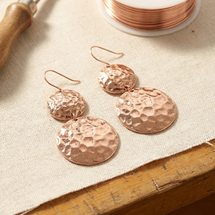 Solstice Glow Copper Earrings
