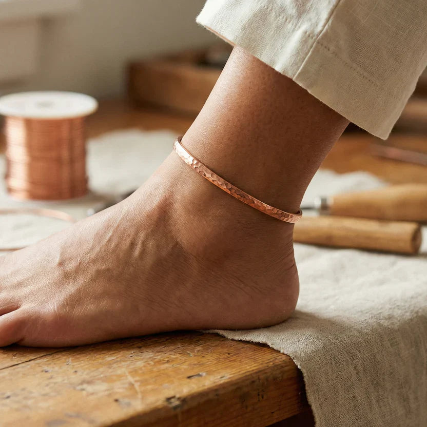 Harbor Charm Copper Anklet