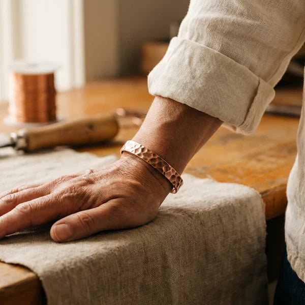 Aster Furrow Copper Bracelet