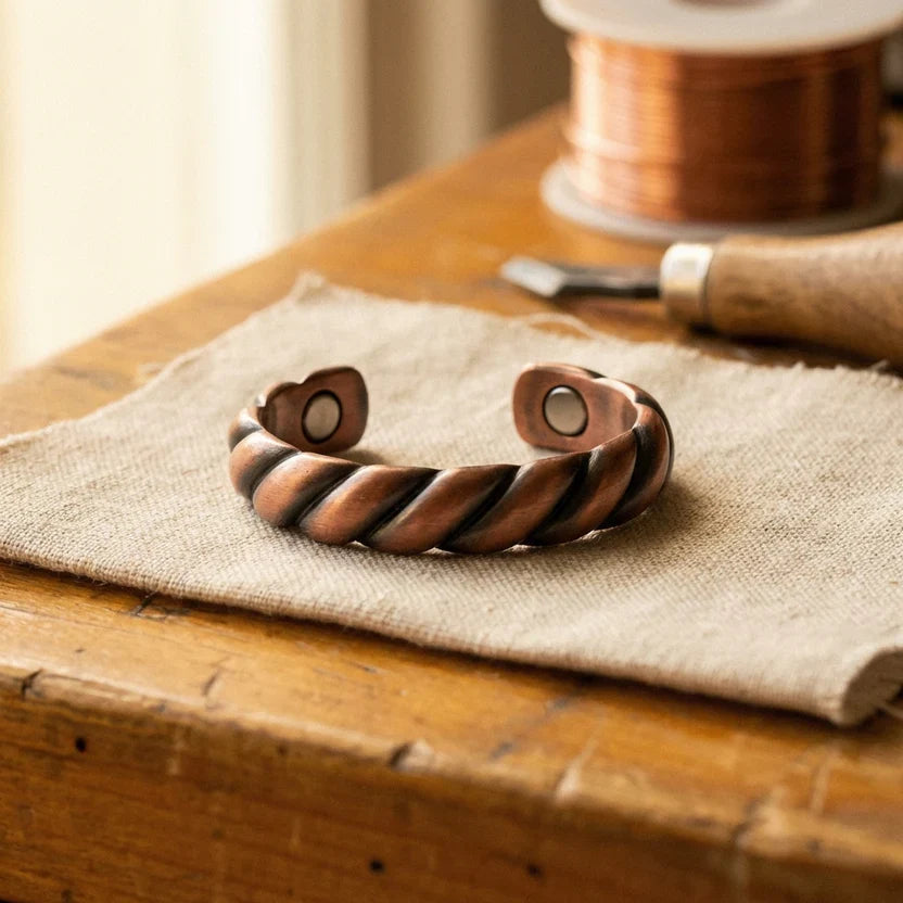 Copper Woodland Tine Ring